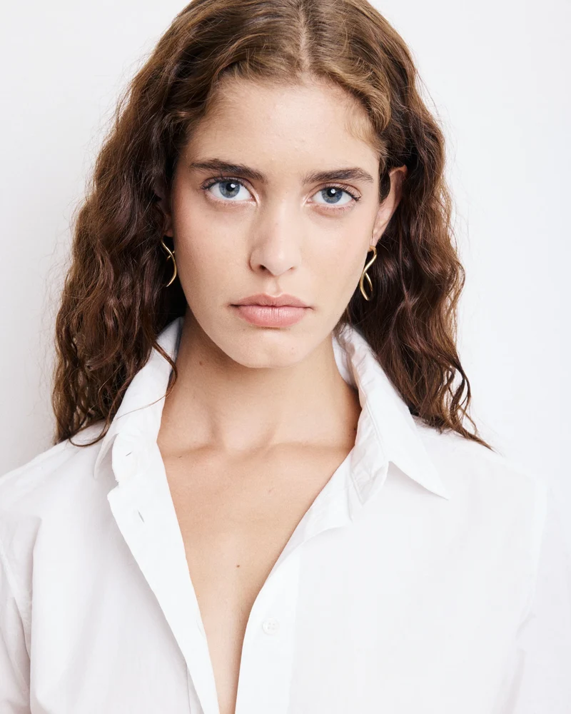 Hartford Chemise Coraz en Popeline Blanc