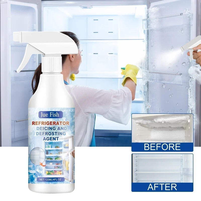 Abtau-Spray 118 ml gegen Eis & Frost | Schnelles Enteisen für Kühlschrank, Gefrierschrank & Autoscheiben | Bis -30 °C