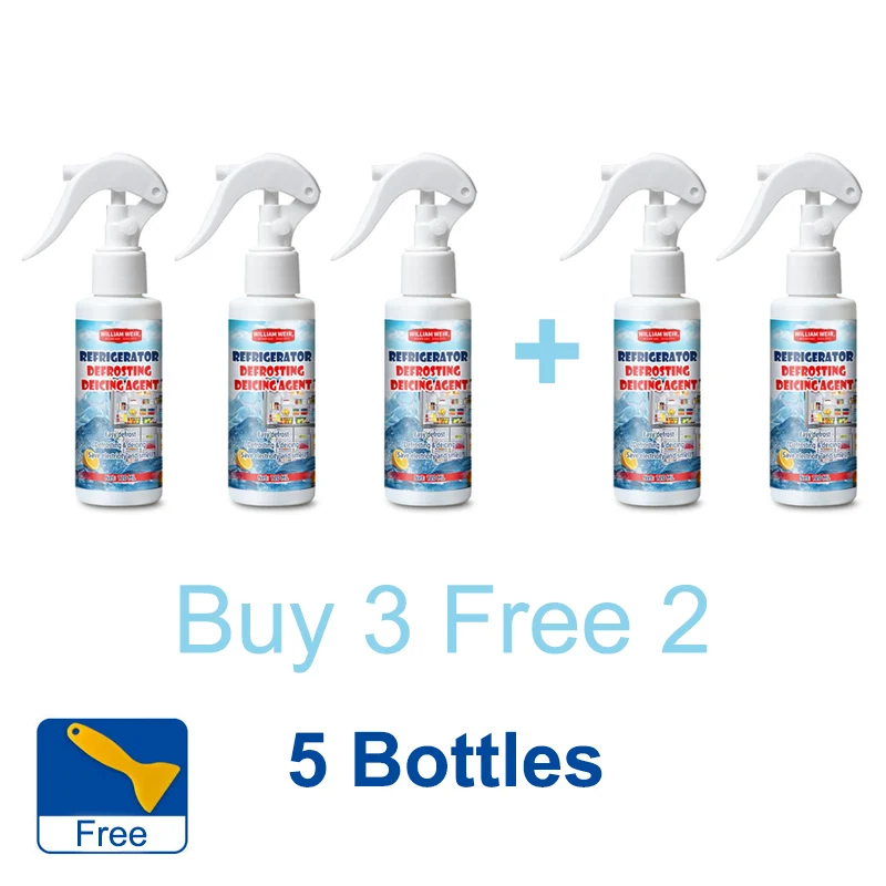 Abtau-Spray 118 ml gegen Eis & Frost | Schnelles Enteisen für Kühlschrank, Gefrierschrank & Autoscheiben | Bis -30 °C