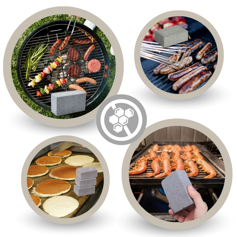 Pierre nettoyante pour grill multi-usages