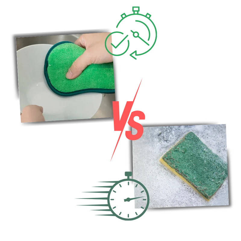 Éponge à vaisselle durable et réutilisable