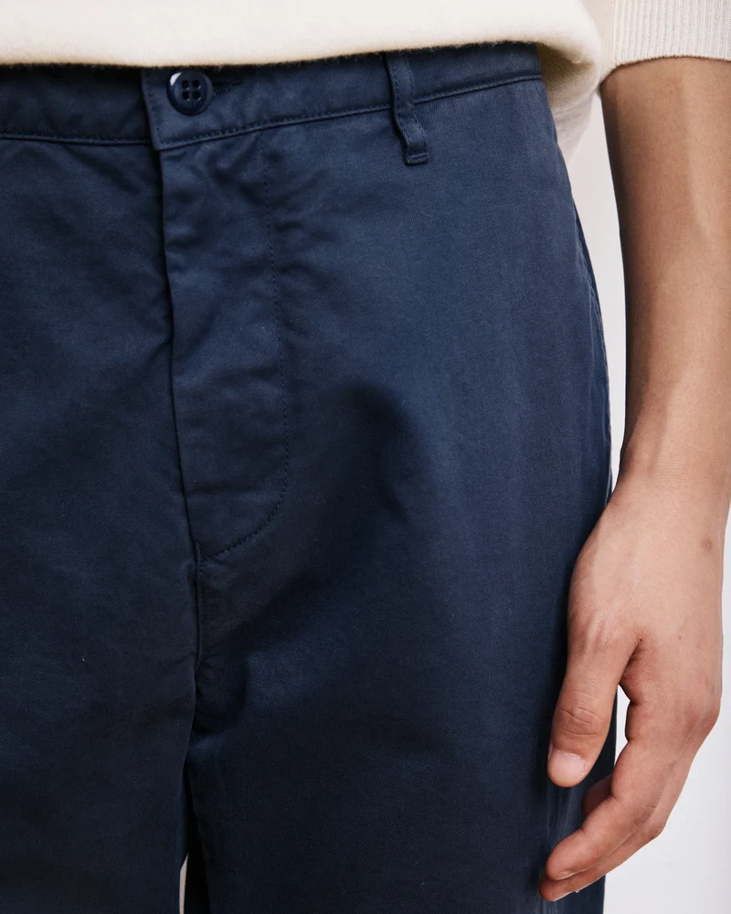 Hartford Pantalon Tex Chino Bleu Marine