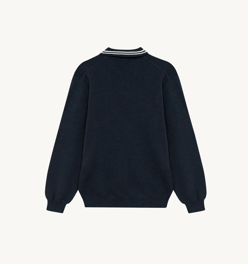 AUTRY Polo en Laine Tricot Vortex