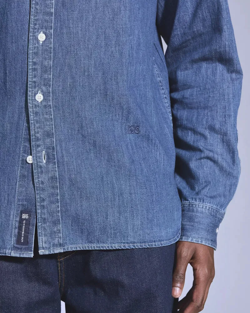 Levi's® Blue Tab Chemise en Denim Blue