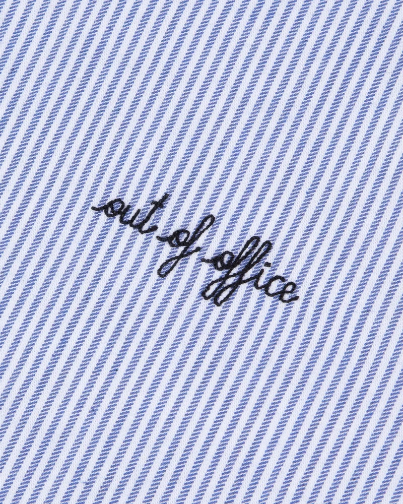 Maison Labiche Chemise Rennes Out Of Office Blue Stripes