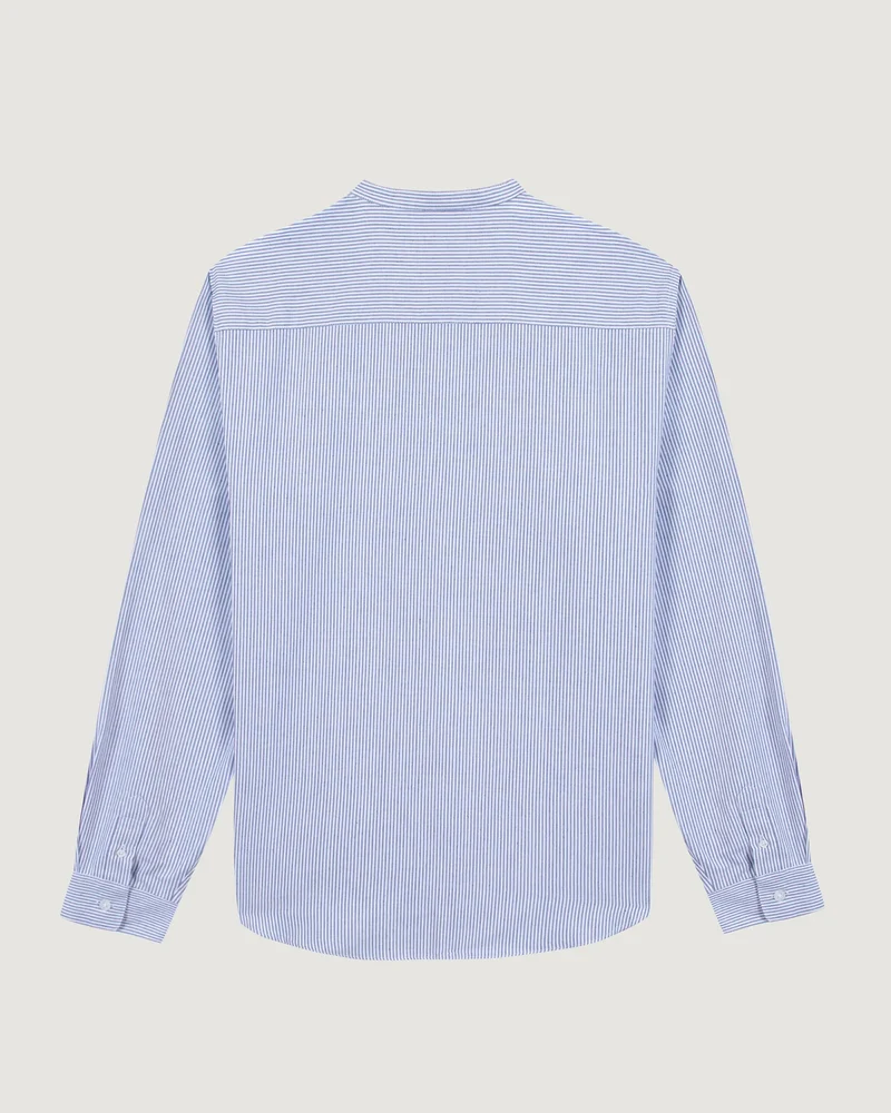 Maison Labiche Chemise Rennes Out Of Office Blue Stripes
