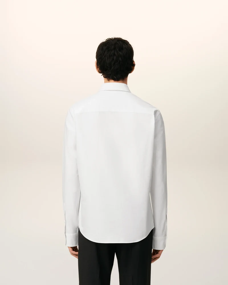 AMI Chemise Ami de Coeur Noir Oxford Blanc Naturel