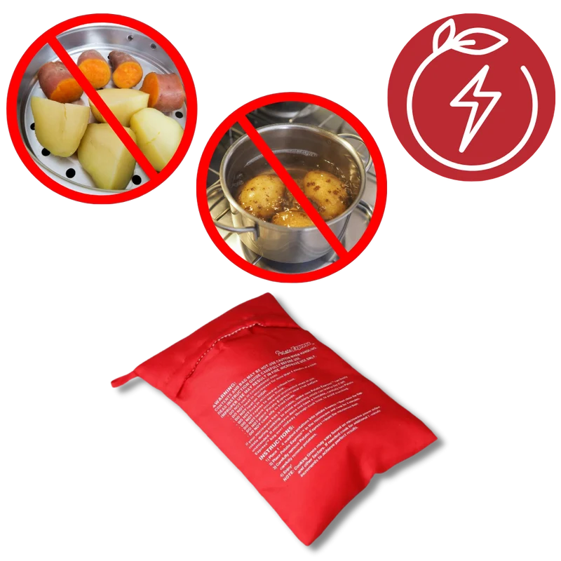 Sac de cuisson à pommes de terre pour micro-ondes