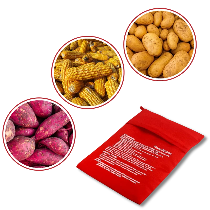 Sac de cuisson à pommes de terre pour micro-ondes