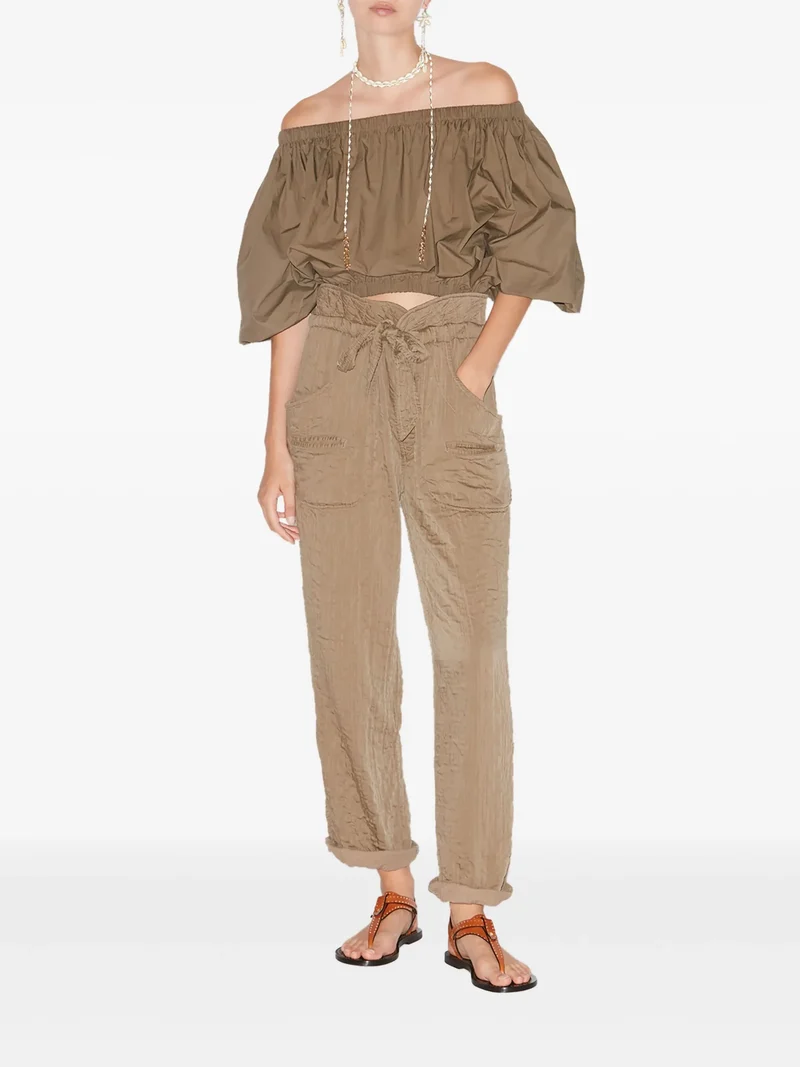 Isabel Marant Etoile Pantalon Serida Khaki