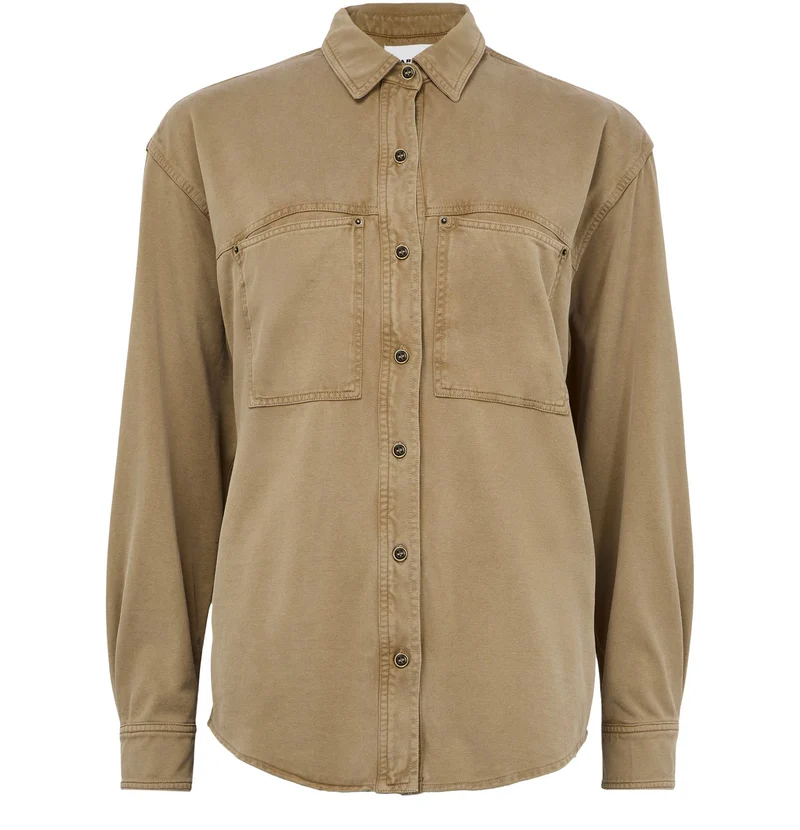 Isabel Marant Etoile Chemise Raquel Khaki