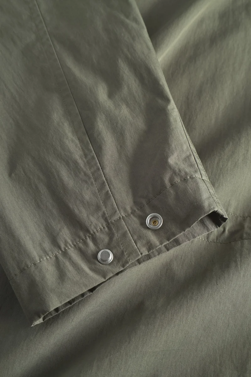Norse Projects Veste Herluf Tech Poplin Ivy Green