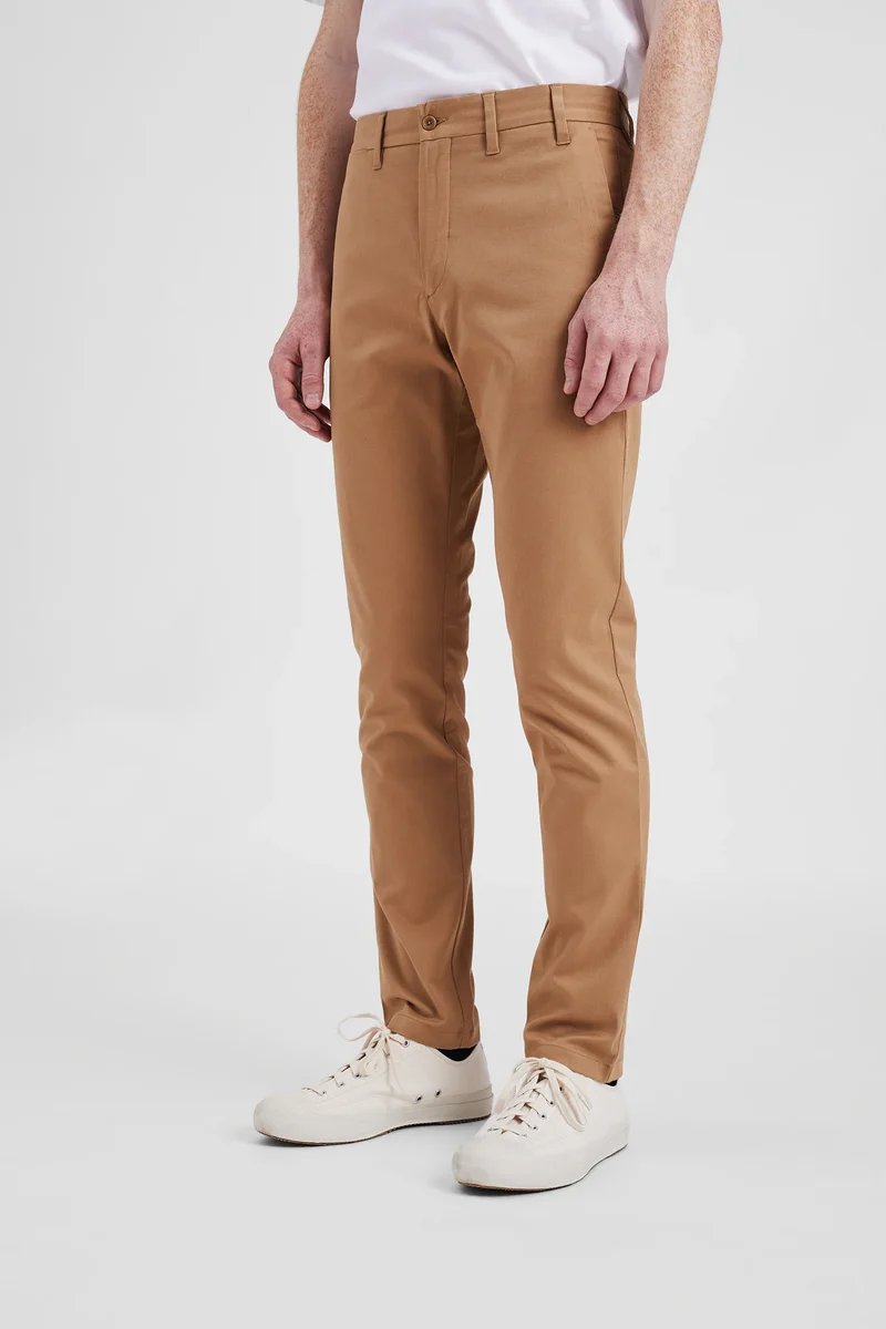 Norse Projects Pantalon Norse Standard Slim Chino Utility Khaki