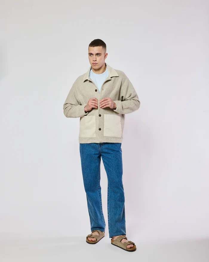 Homecore Veste Util en Chanvre Ecru