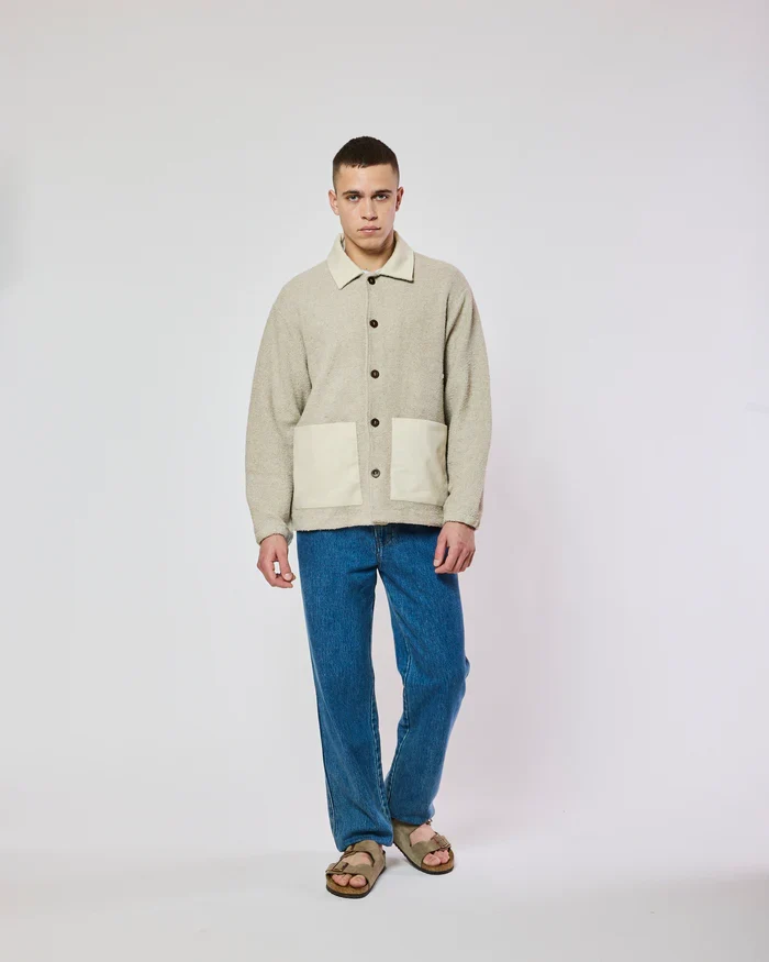 Homecore Veste Util en Chanvre Ecru