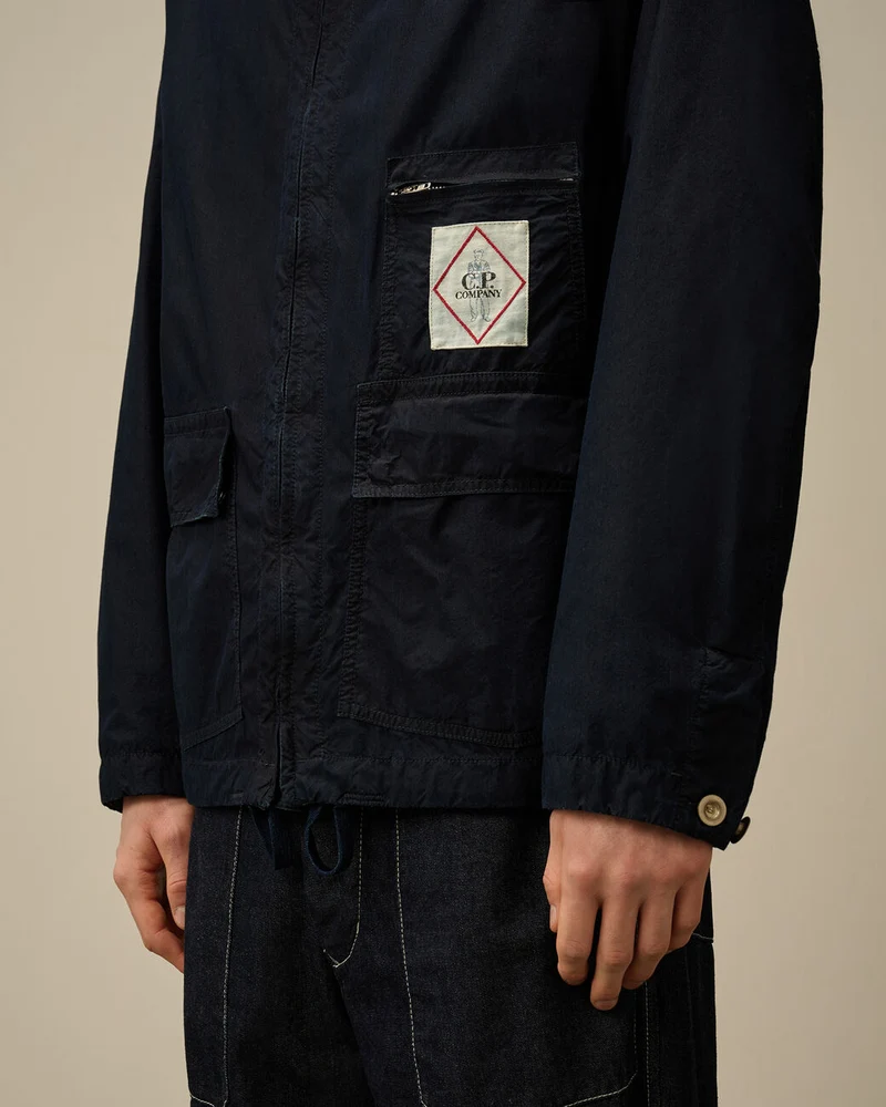 C.P. Company Veste Fili indigo Goggle Insignia Blue