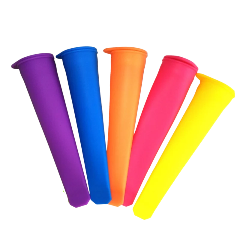 Pack de 5 moules en silicone pour sucettes glacées