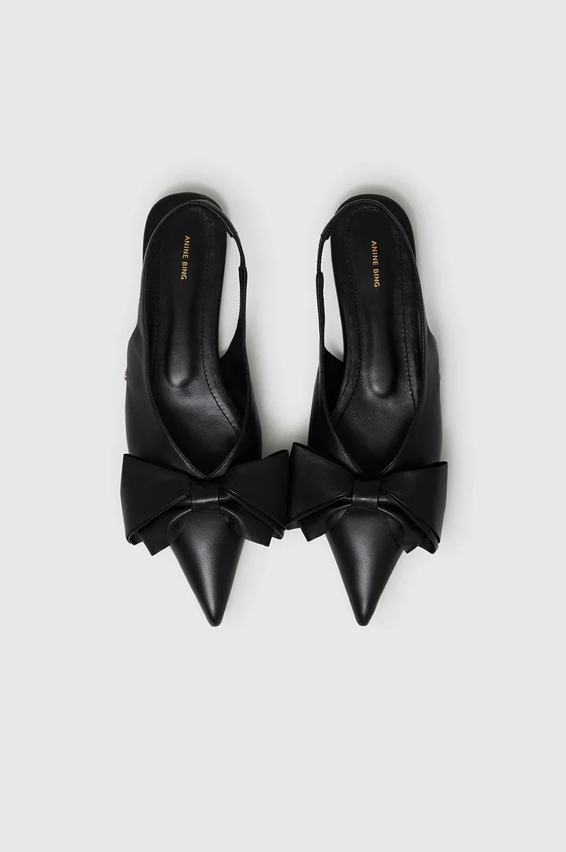 Anine Bing Ballerines Nina Black