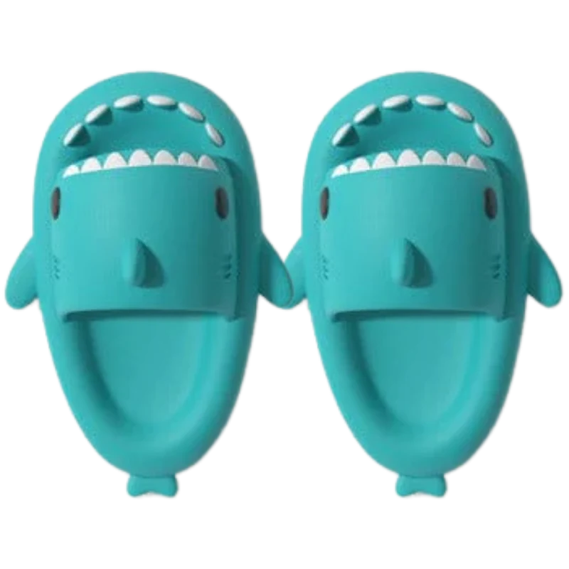Chaussons de plage en forme de requin