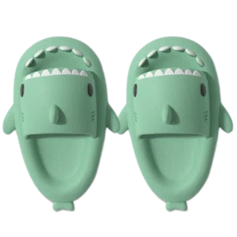 Chaussons de plage en forme de requin