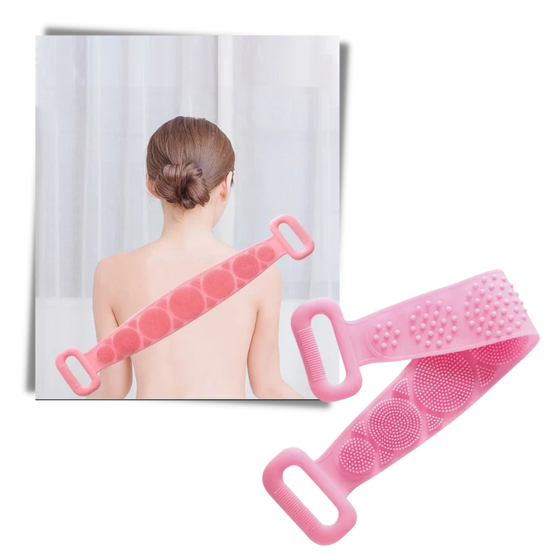 Exfoliant en silicone extensible pour le corps