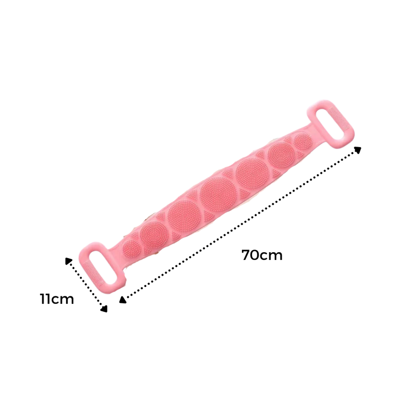 Exfoliant en silicone extensible pour le corps
