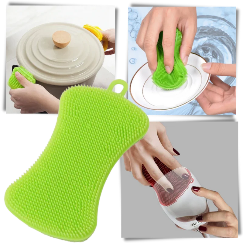 Éponge de cuisine en silicone
