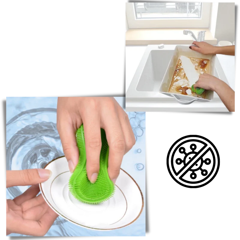 Éponge de cuisine en silicone