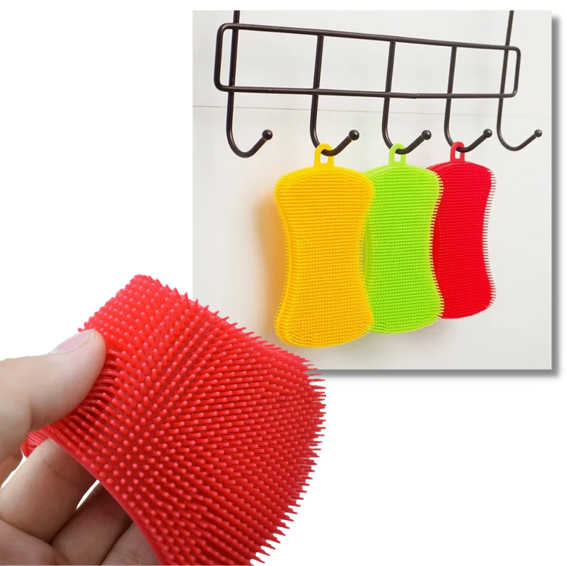 Éponge de cuisine en silicone