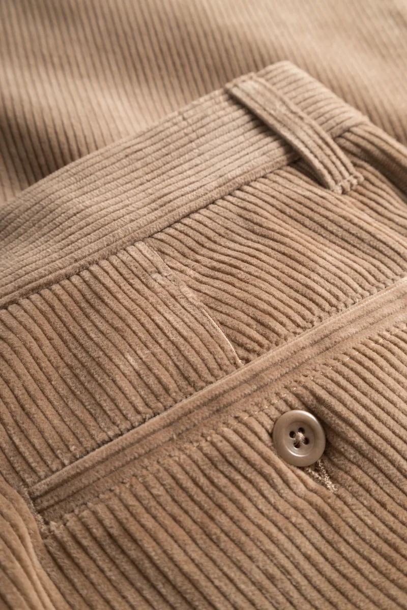 Norse Projects Pantalon Aros Regular Corduroy Utility Khaki