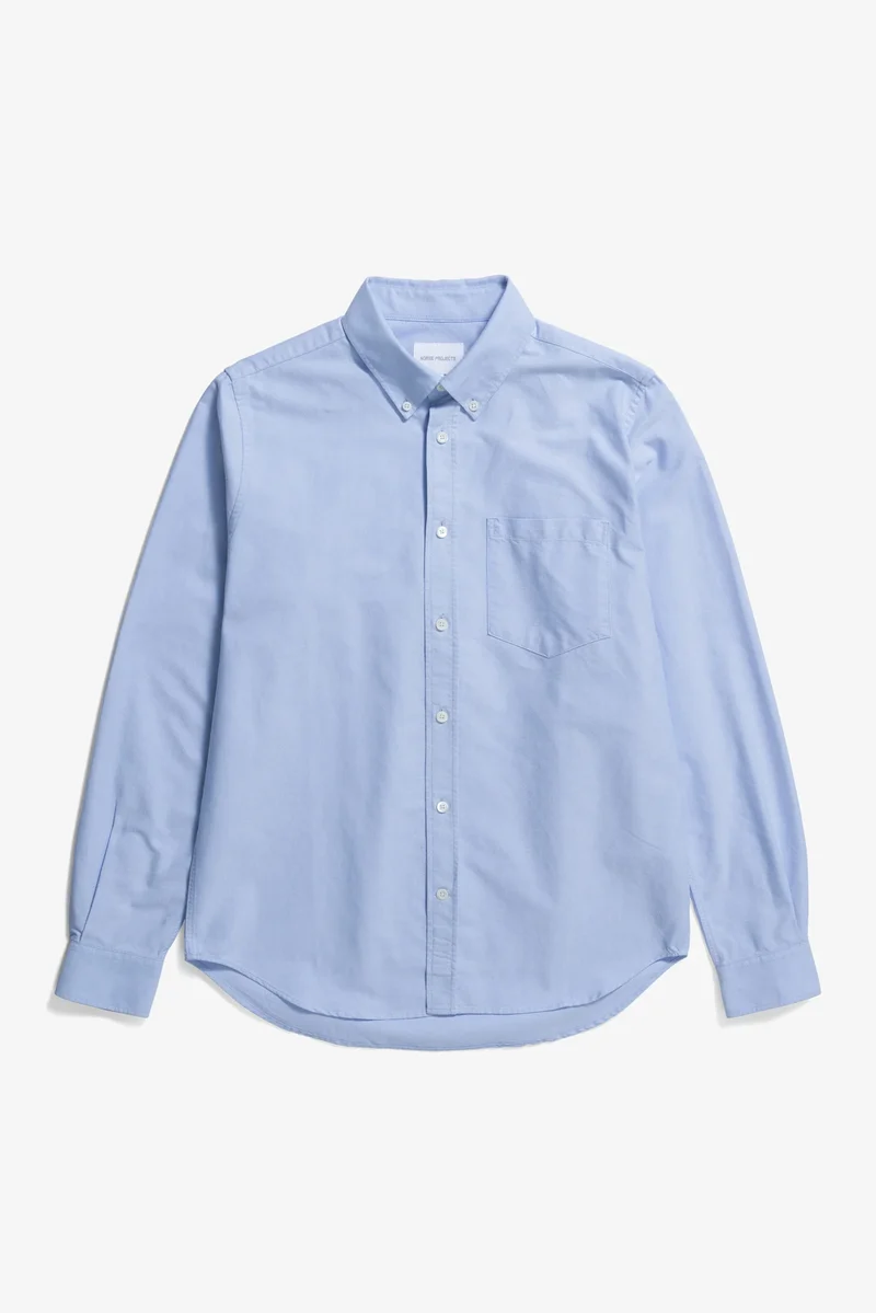 Norse Projects Chemise Standard Oxford Pale Blue