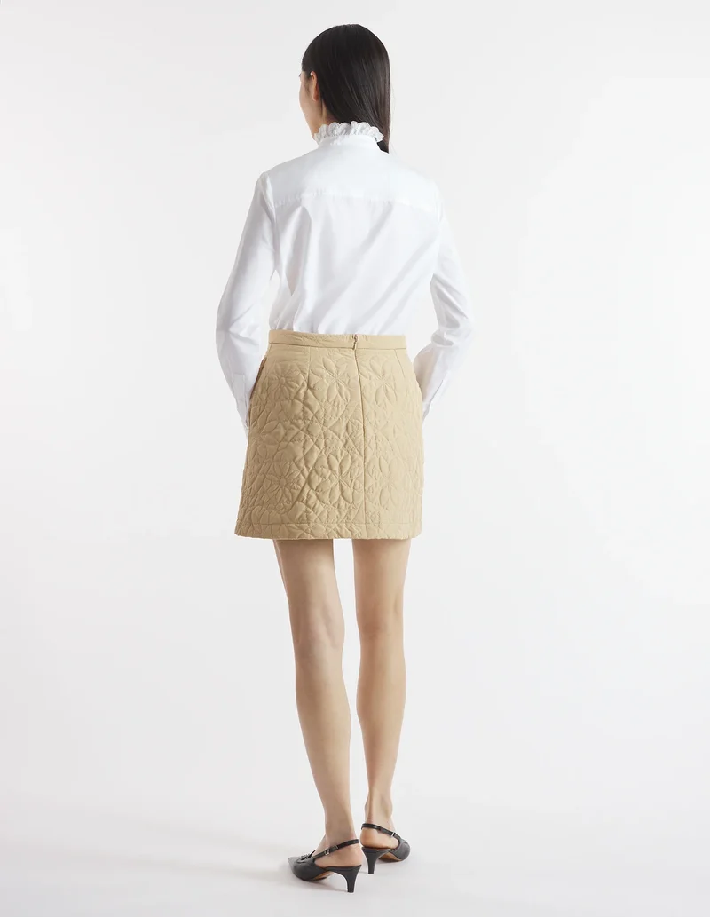 Maison Kitsuné Chemise Craft Embroidery White