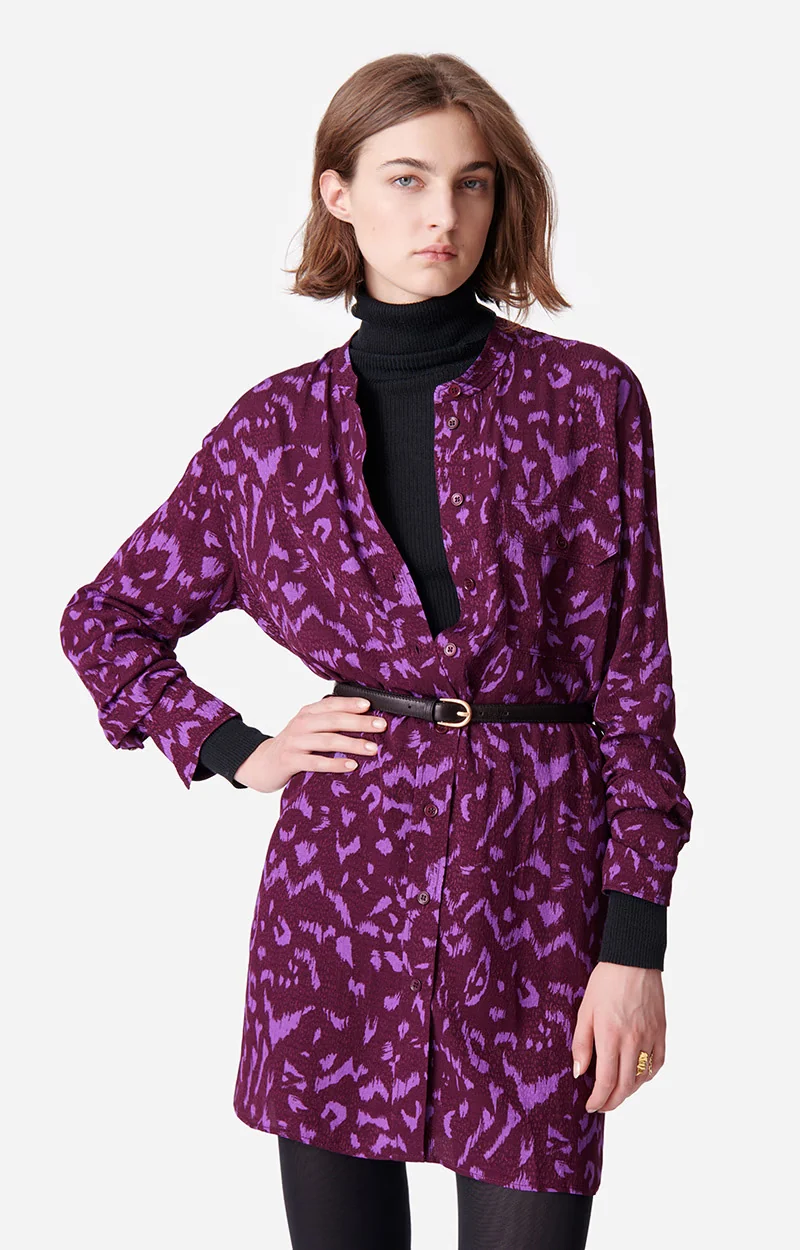 Vanessa bruno Robe Dao en Viscose Violet