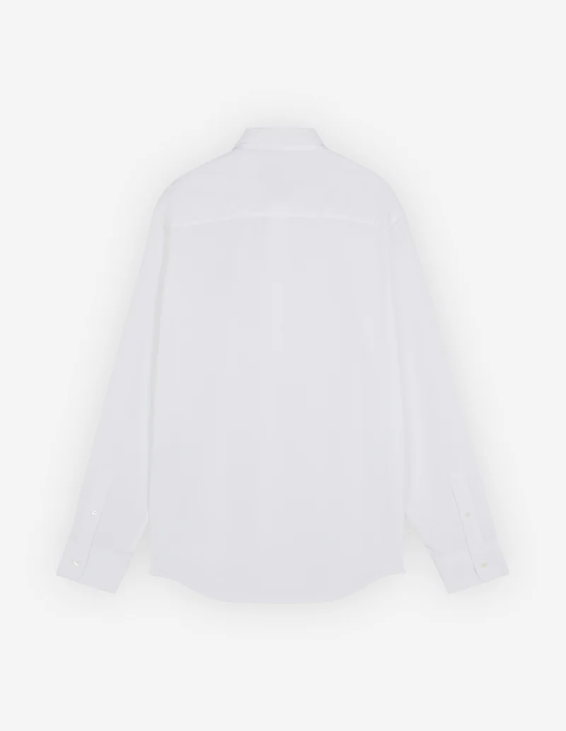 Maison Kitsuné Chemise Popeline Bold Fox Head White