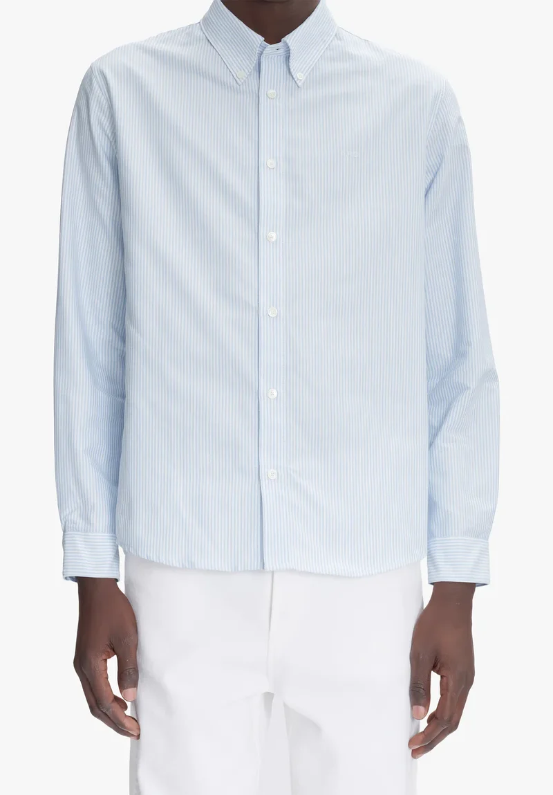 A.P.C. Chemise Greg à Rayures Bleu