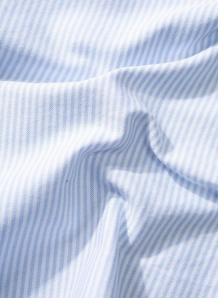 Edmmond Studios Chemise Striped Duck Edition Light Blue