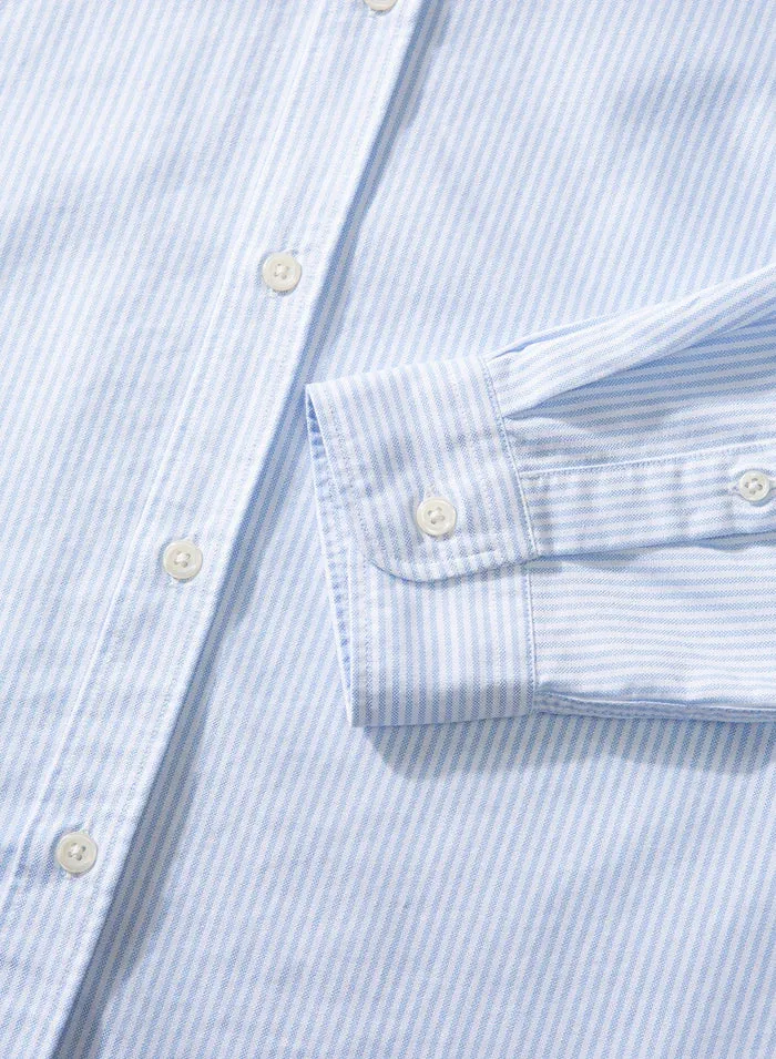 Edmmond Studios Chemise Striped Duck Edition Light Blue