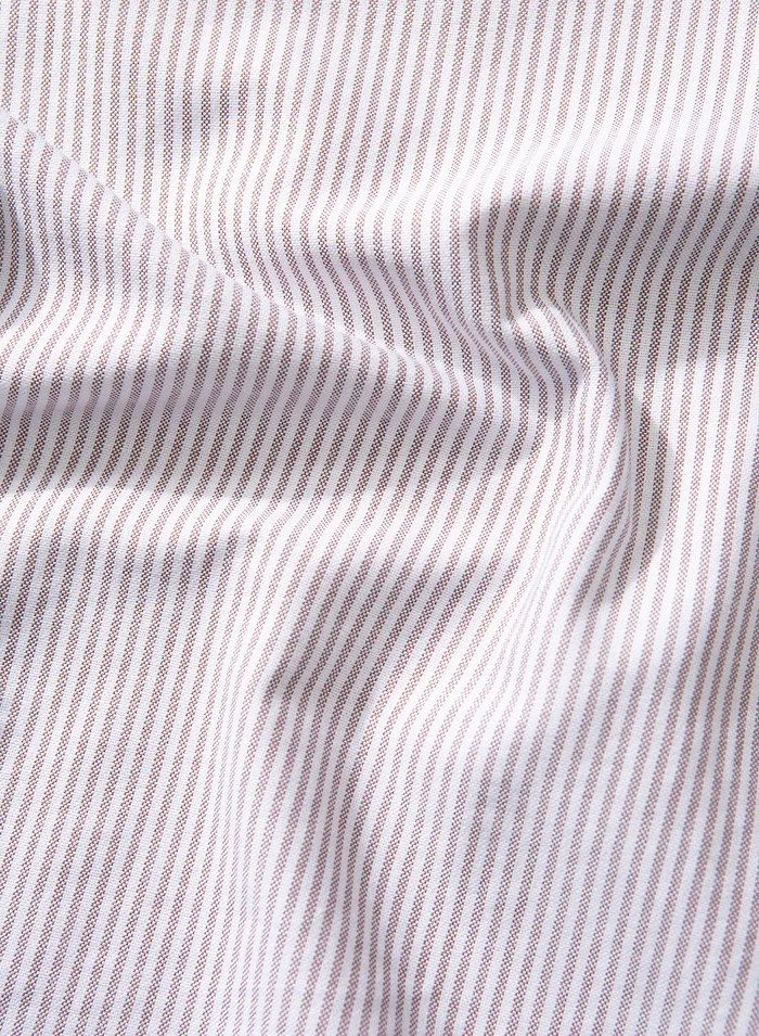 Edmmond Studios Chemise Striped Duck Edition Chocolate