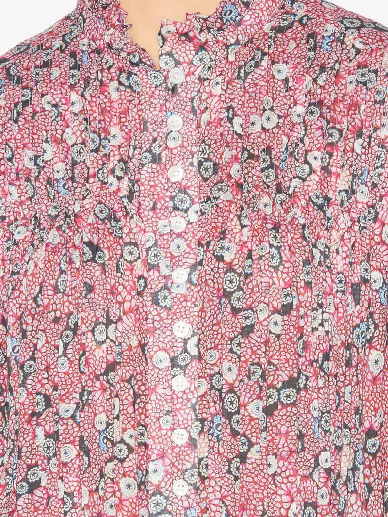 Isabel Marant Etoile Robe Dalida Raspberry Black