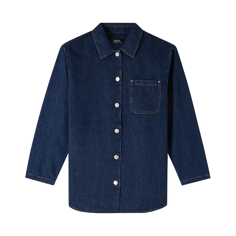 A.P.C. Veste Laguna en Denim Indigo
