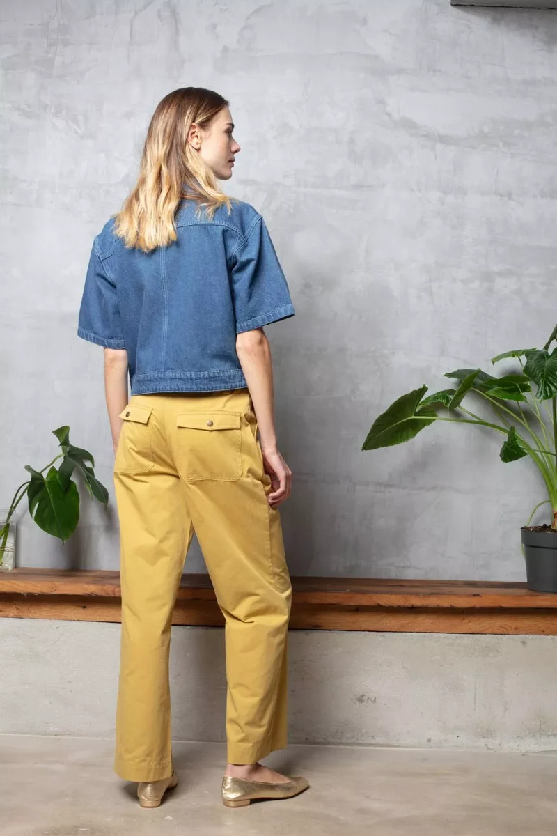 Le Mont Saint Michel Pantalon Potine Jaune