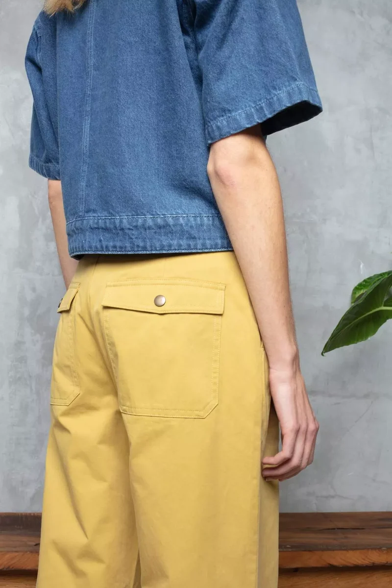 Le Mont Saint Michel Pantalon Potine Jaune