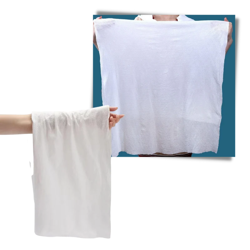 Grande serviette de voyage jetable