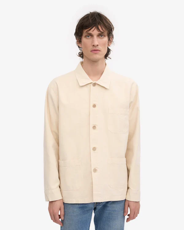 Colorful Standard Veste Workwear Ivory white