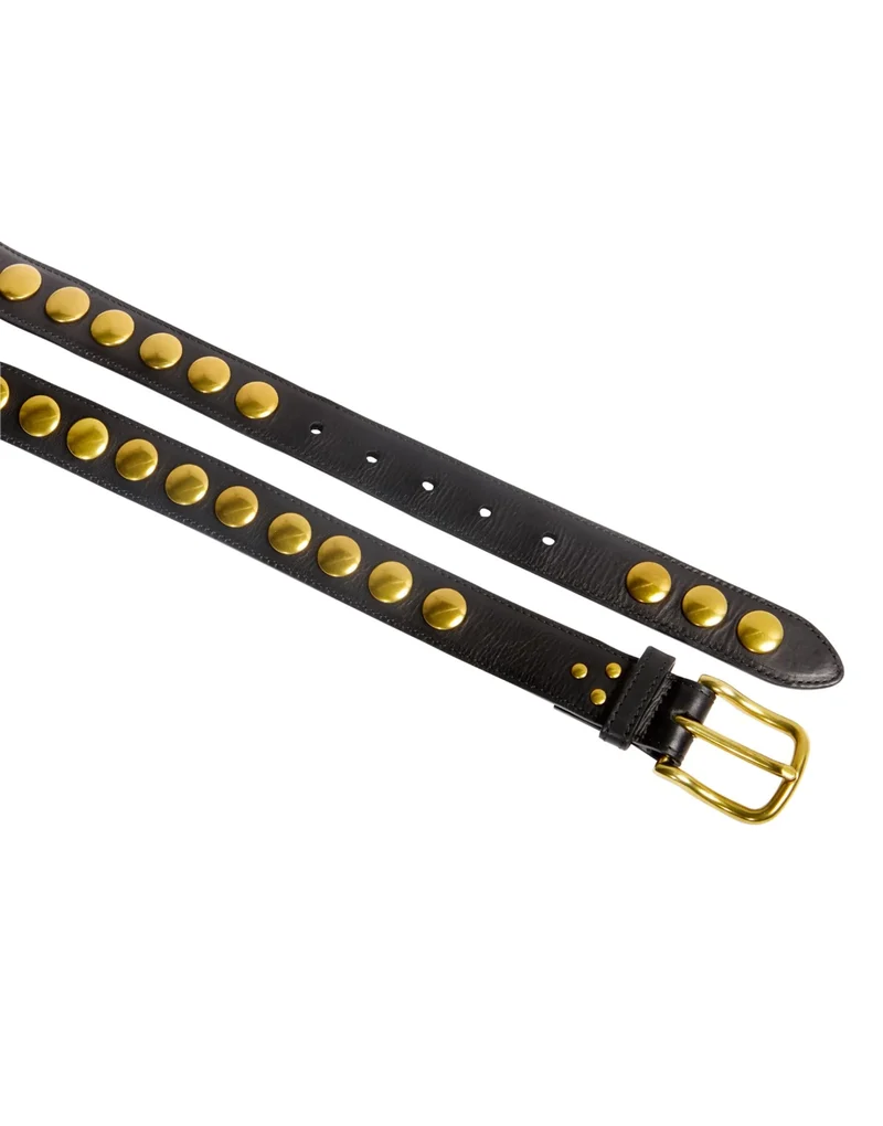 Jerome Dreyfuss Ceinture Festival Noir brass