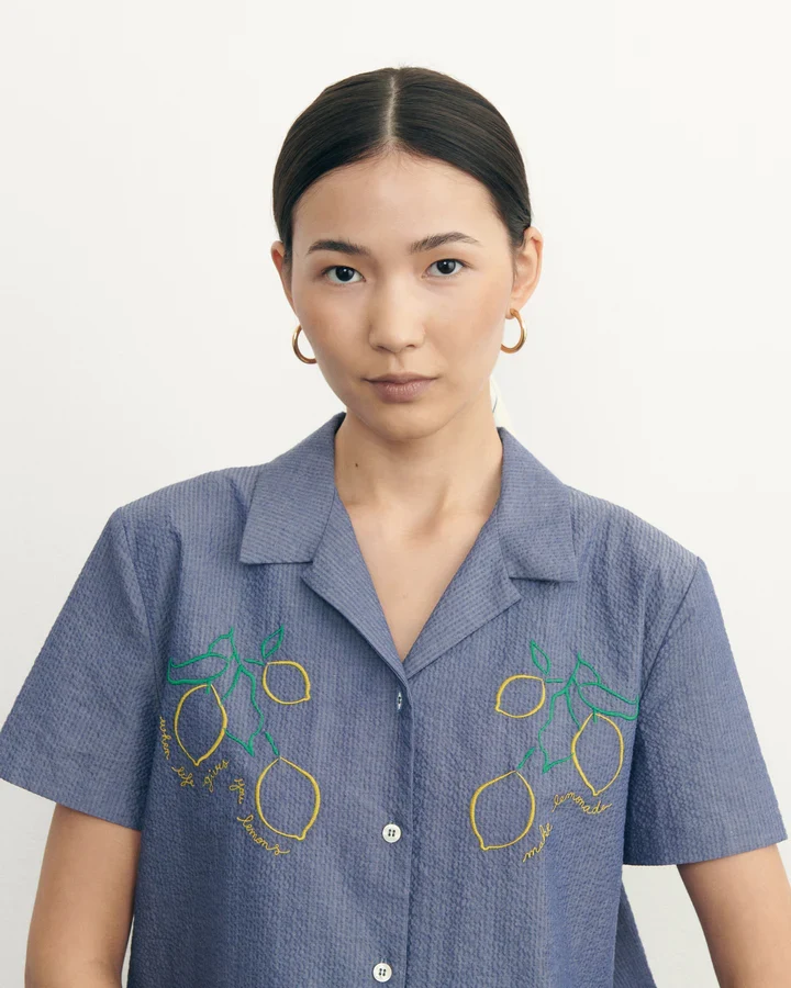 Maison Labiche Chemise Lemon Blue