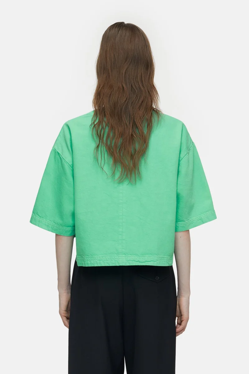 Closed Chemise en Denim Green kick