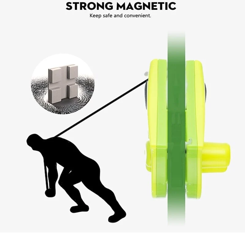 Magnetischer Fensterreiniger für Innen & Außen | Reinigt beide Seiten gleichzeitig | Dreiecksform für Ecken, mit Gummilippe + 4 Ersatzschwämme