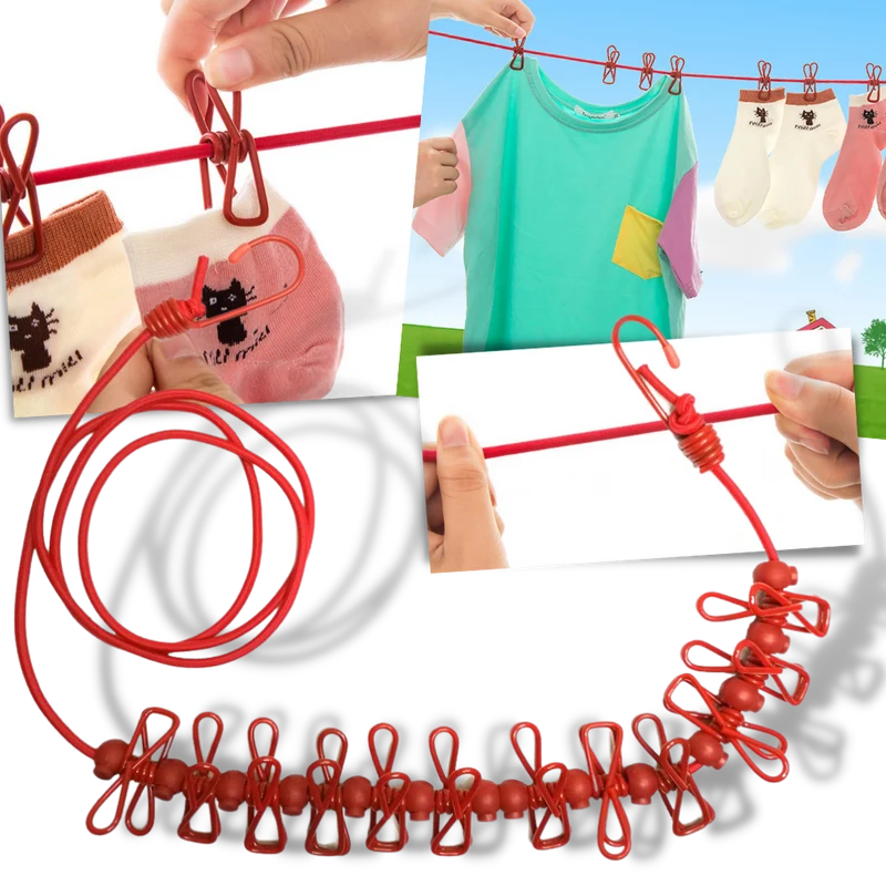 Corde à linge de camping extensible (4m)