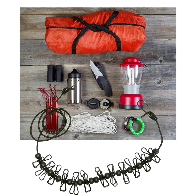 Corde à linge de camping extensible (4m)